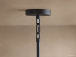 Saige Crisp Shade Round Chandelier