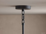 Saige Crisp Shade Round Chandelier
