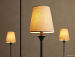 Saige Crisp Shade Round Chandelier
