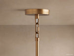 Saige Crisp Shade Round Chandelier