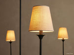 Saige Crisp Shade Round Chandelier