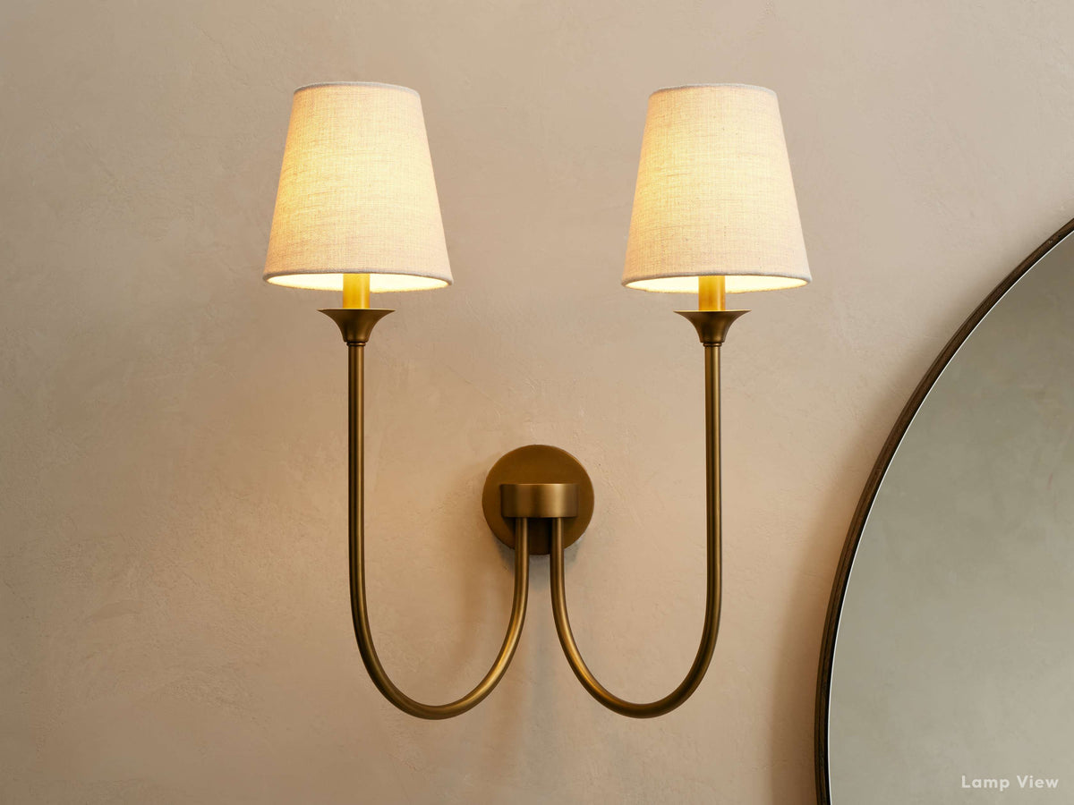 Saige Crisp Shade Wall Sconce