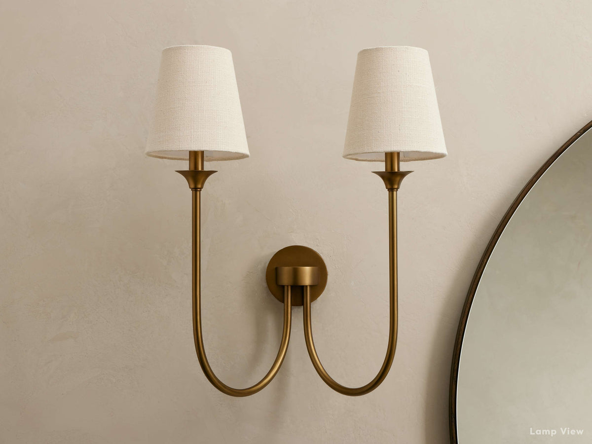 Saige Crisp Shade Wall Sconce