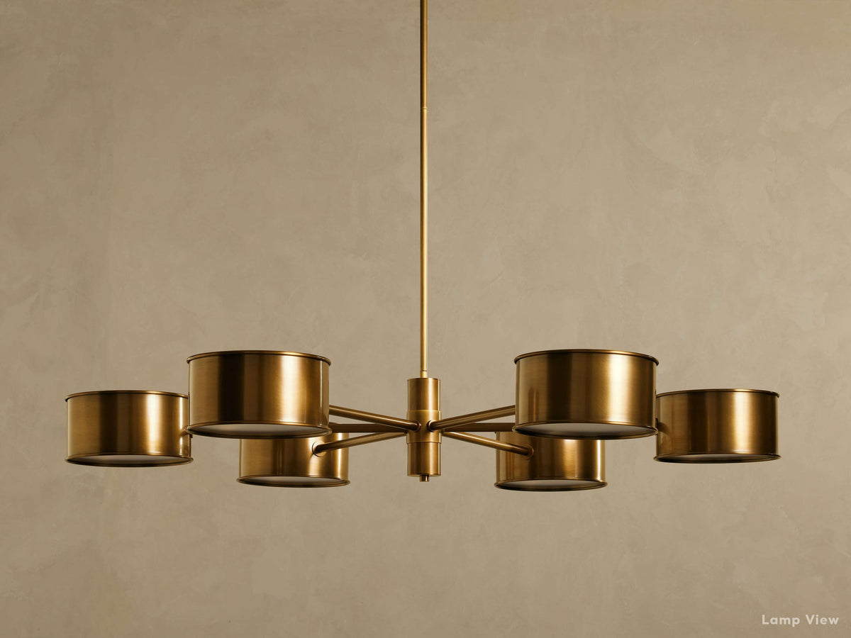 Daphne Metallic Round Chandelier