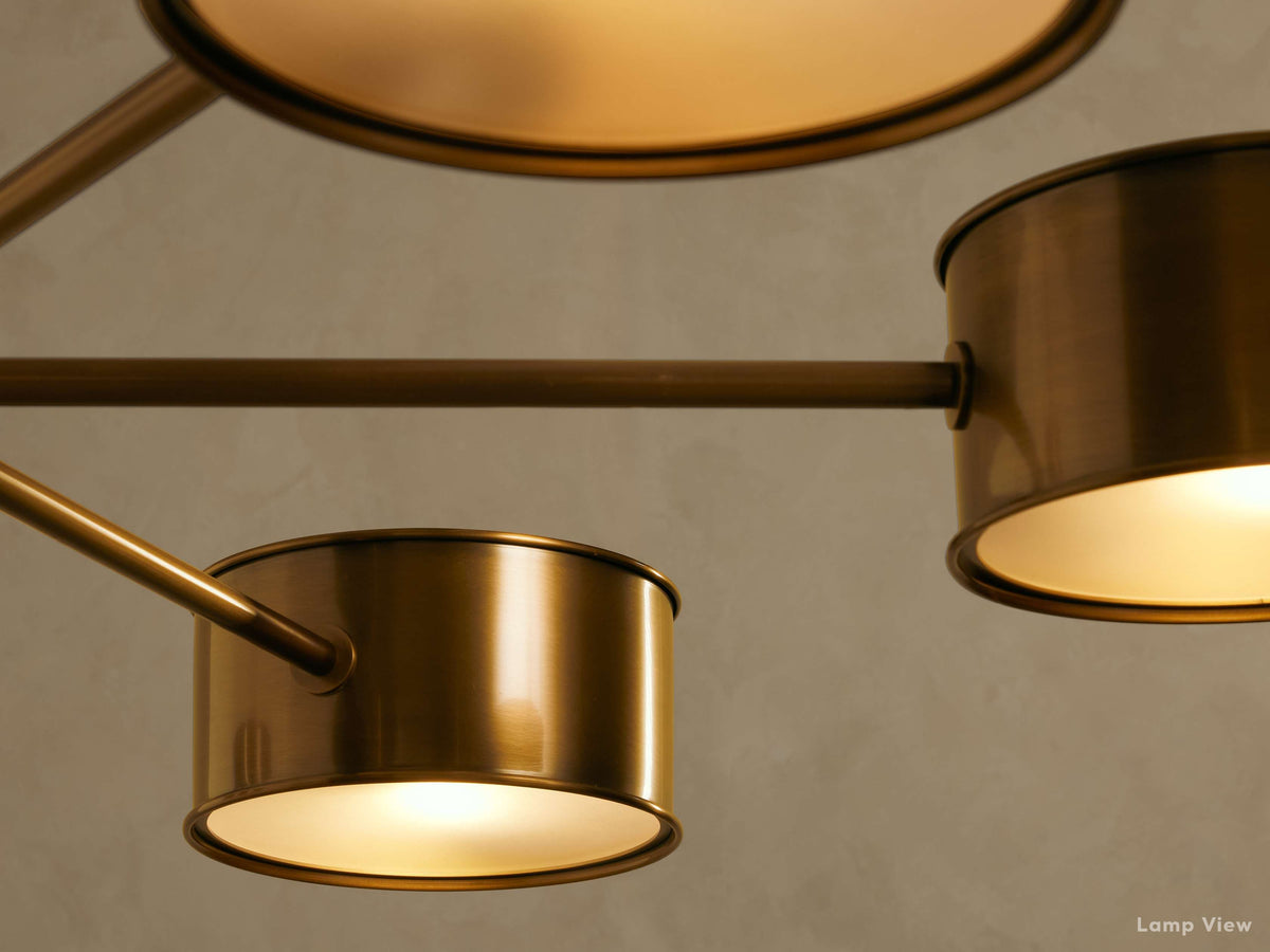 Daphne Metallic Round Chandelier