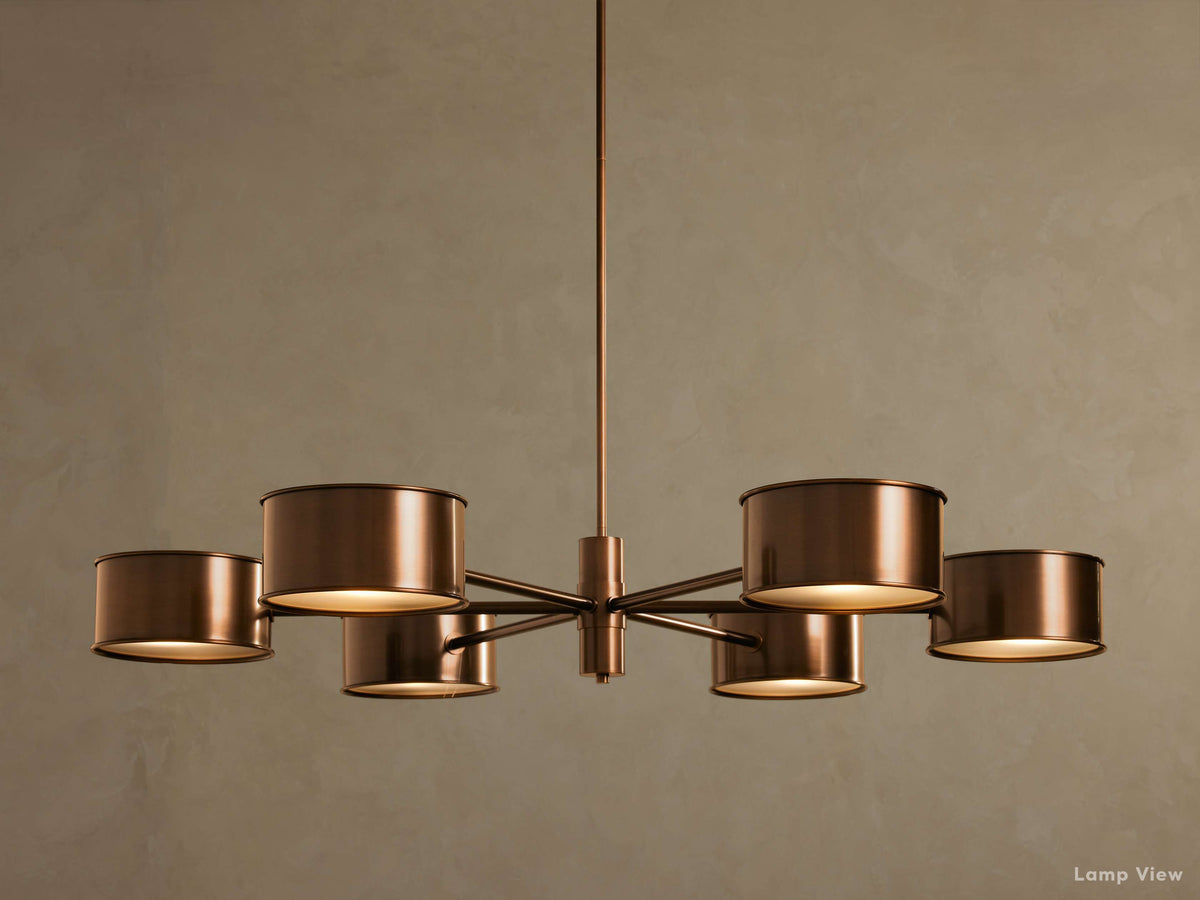 Daphne Metallic Round Chandelier