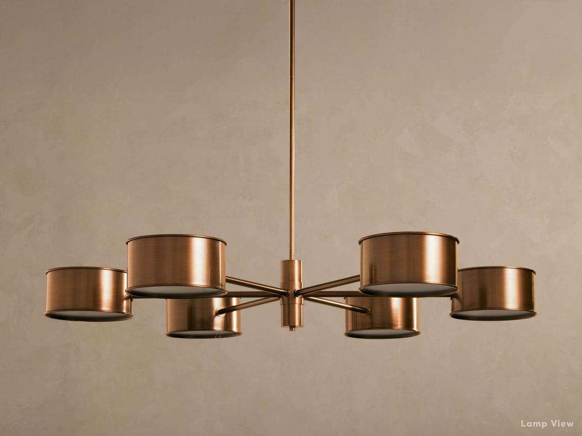 Daphne Metallic Round Chandelier