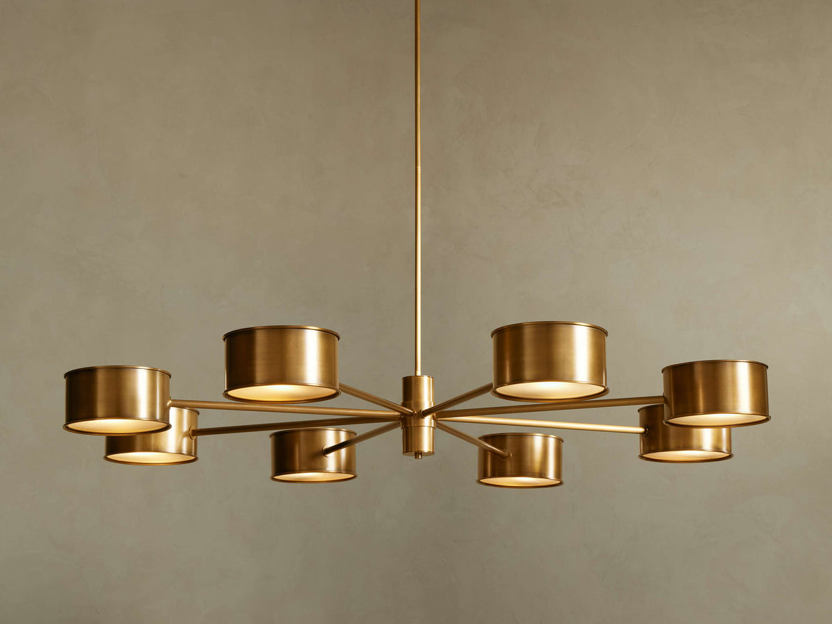 Daphne Metallic Round Chandelier