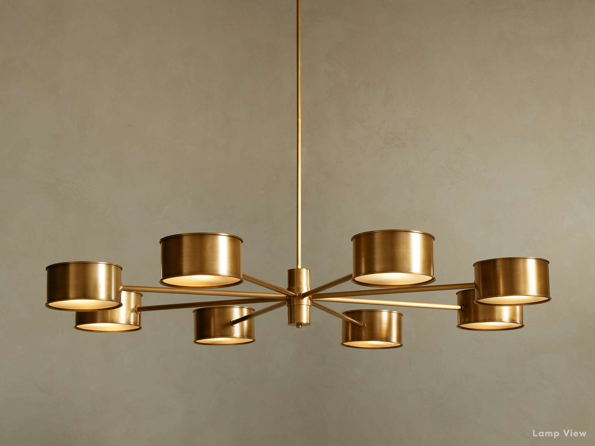 Daphne Metallic Round Chandelier