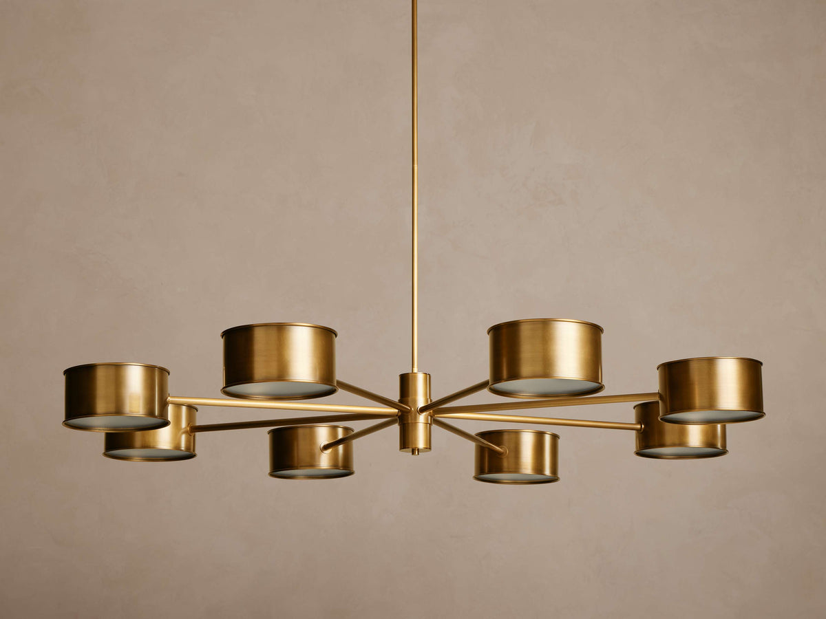 Daphne Metallic Round Chandelier