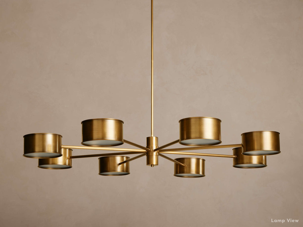 Daphne Metallic Round Chandelier