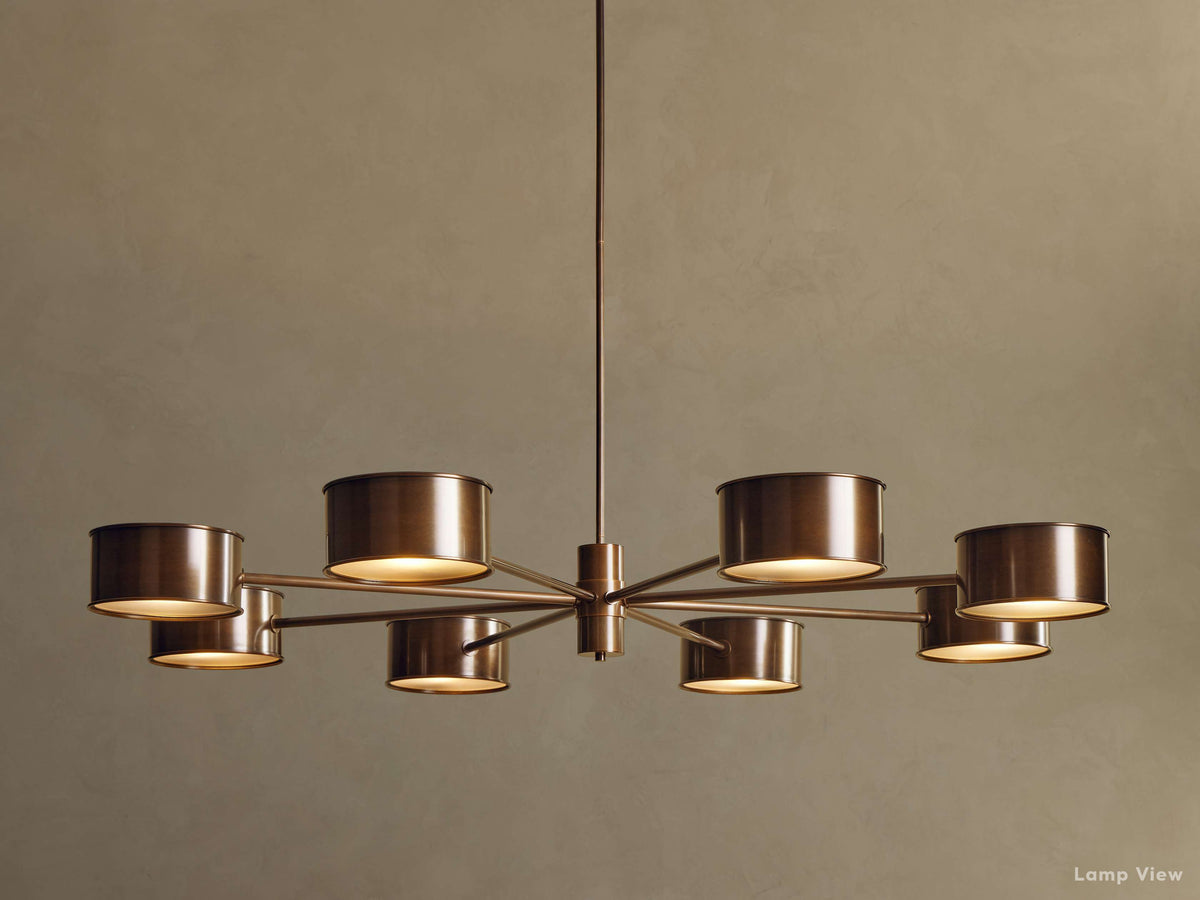 Daphne Metallic Round Chandelier
