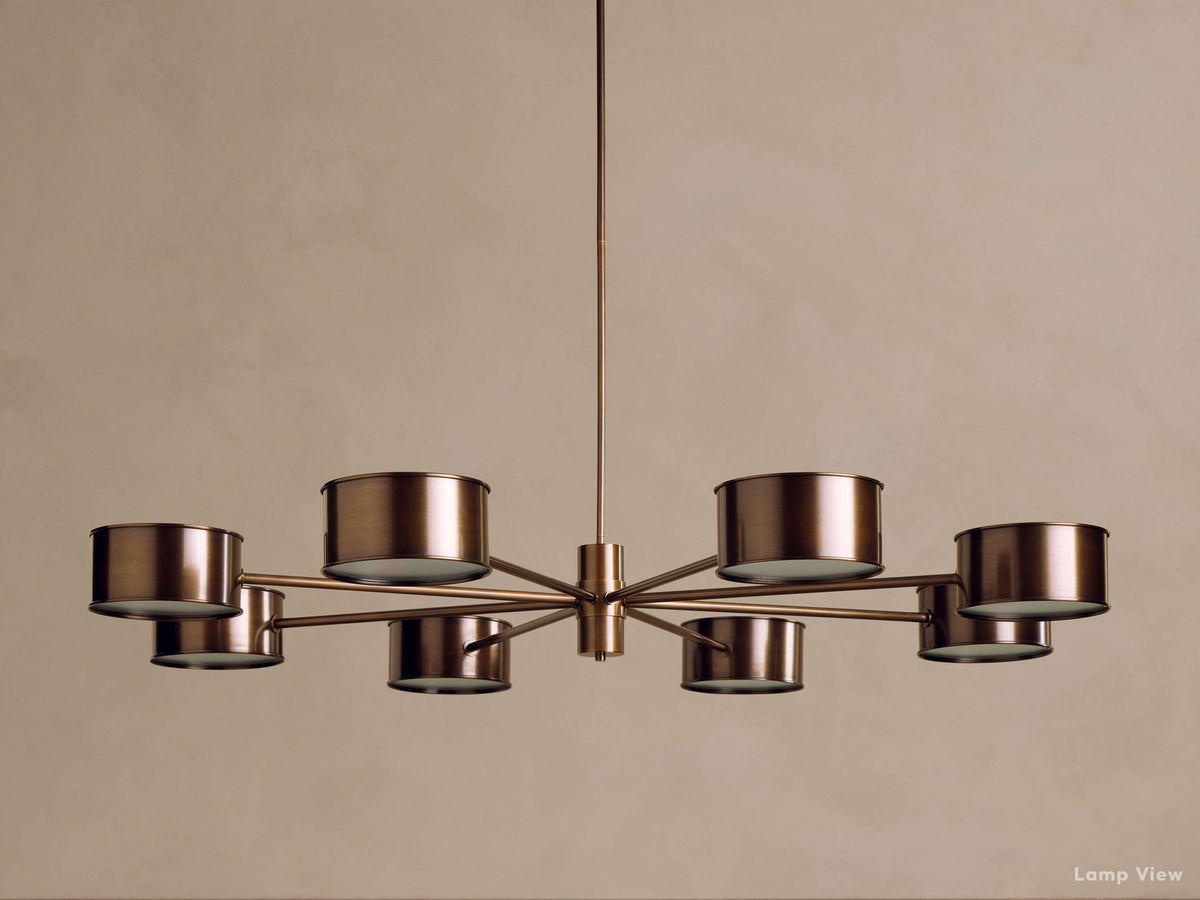 Daphne Metallic Round Chandelier