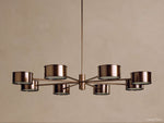 Daphne Metallic Round Chandelier