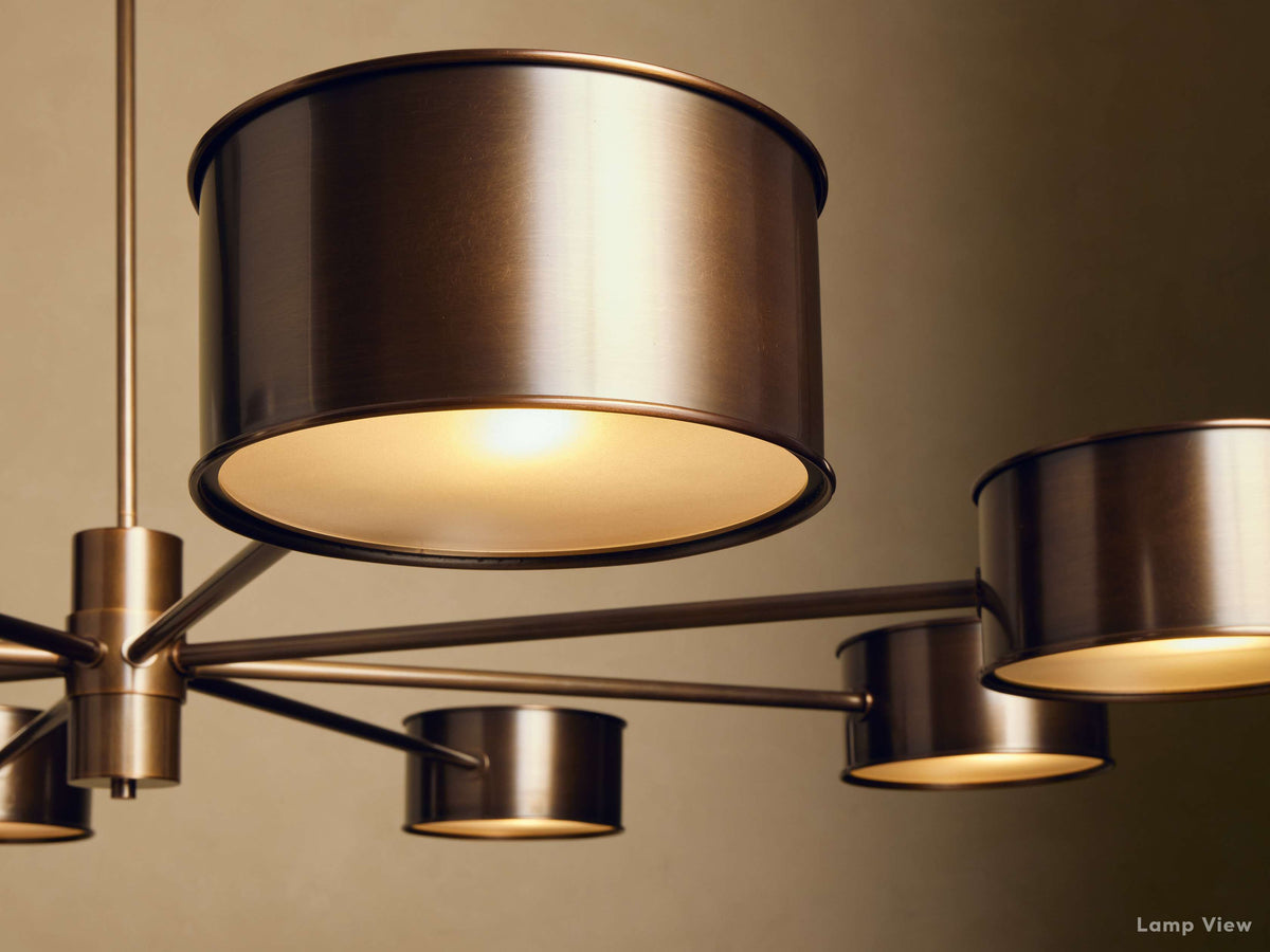 Daphne Metallic Round Chandelier