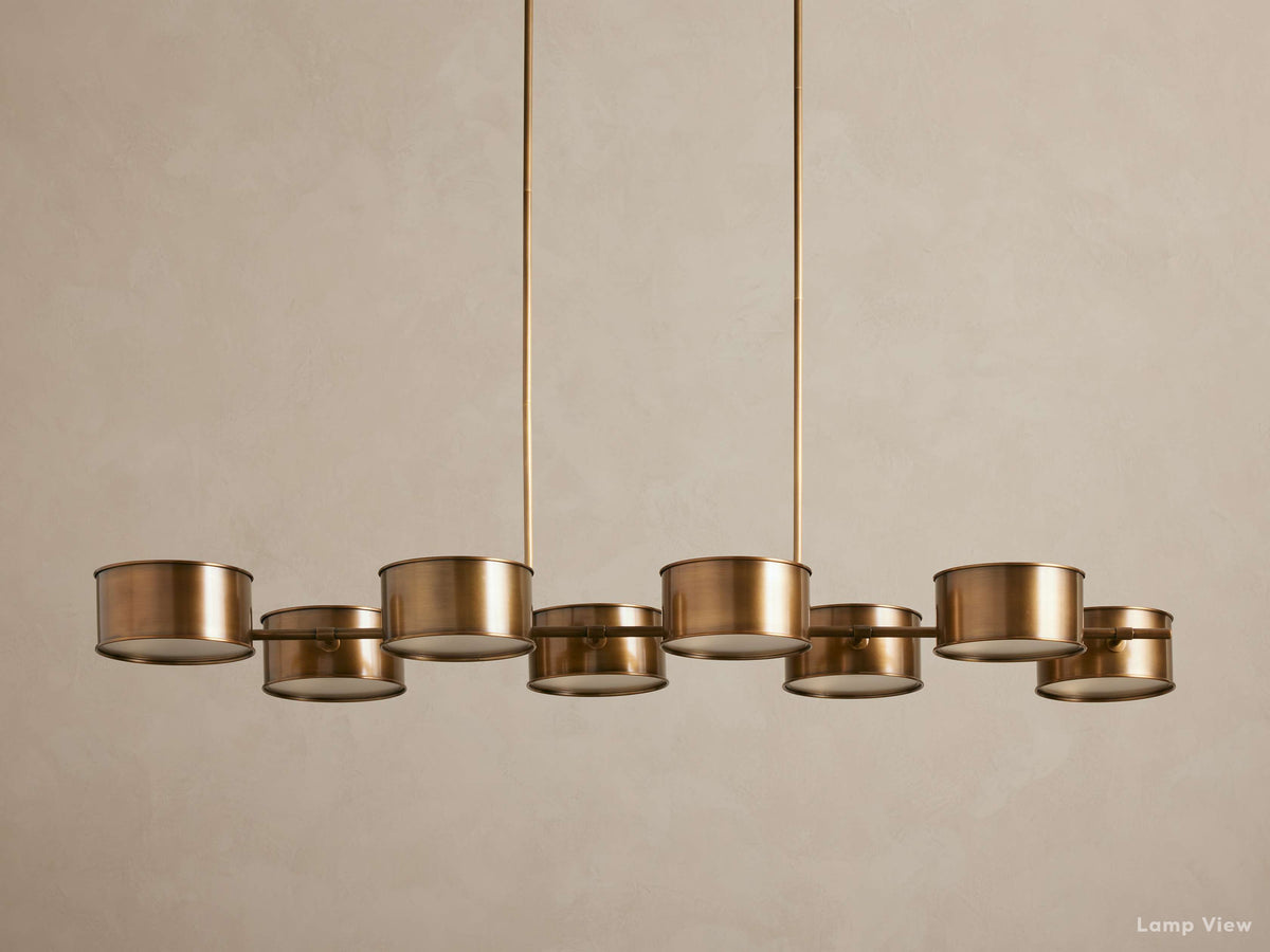 Daphne Metallic Linear Chandelier