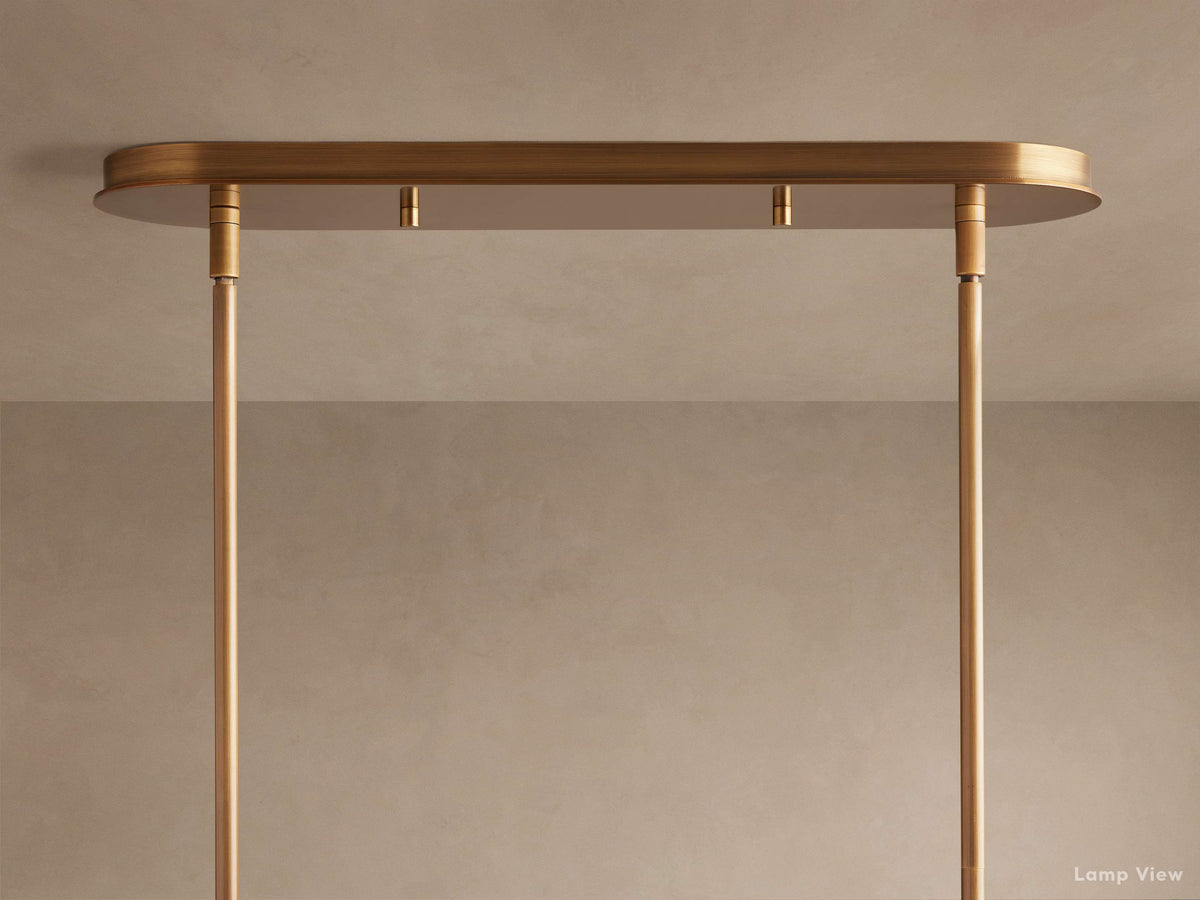 Daphne Metallic Linear Chandelier