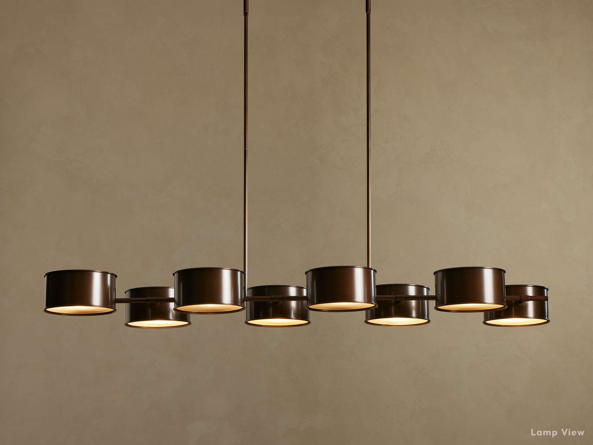 Daphne Metallic Linear Chandelier