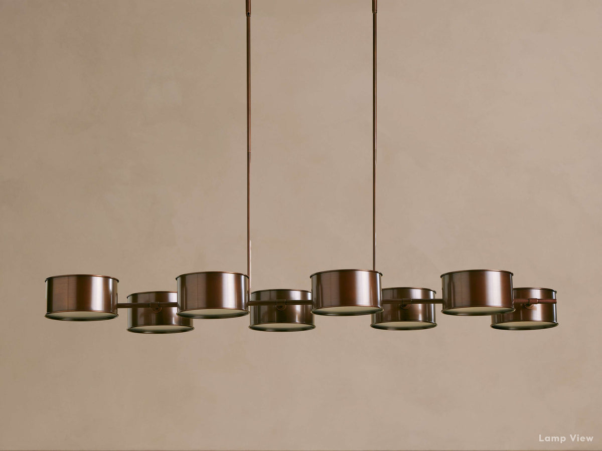 Daphne Metallic Linear Chandelier