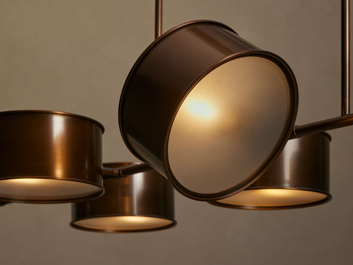 Daphne Metallic Linear Chandelier