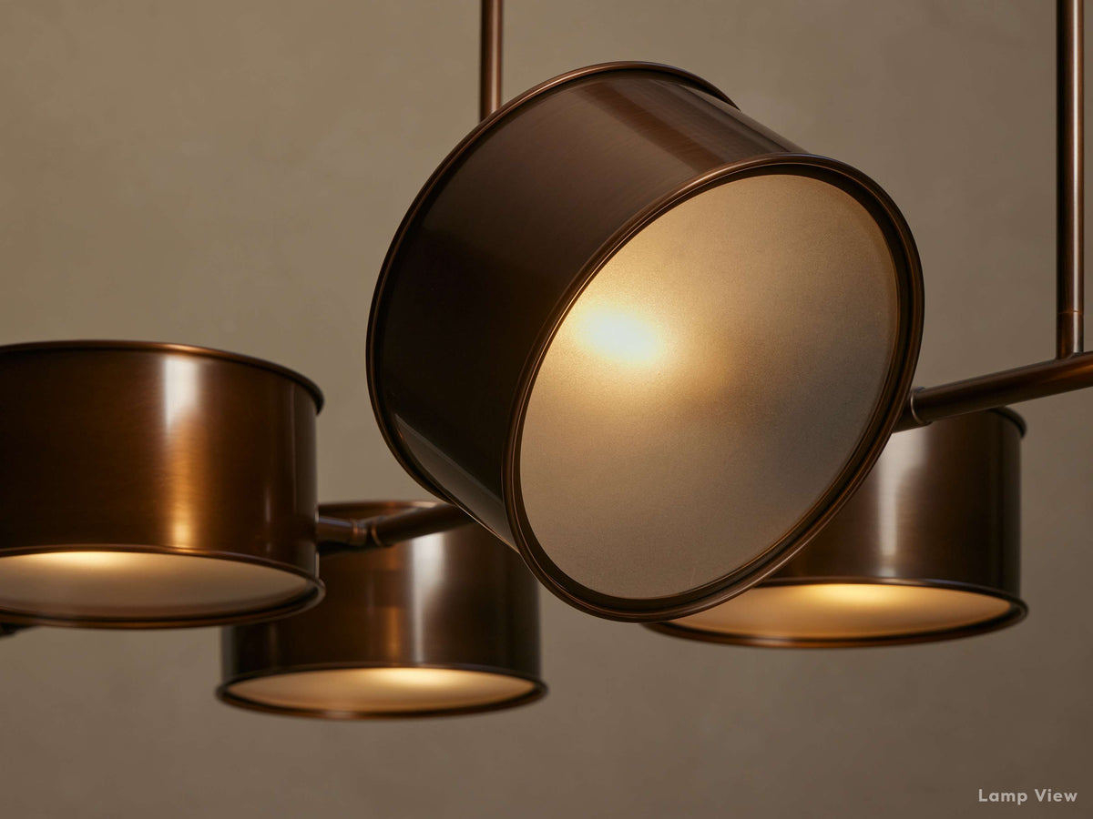 Daphne Metallic Linear Chandelier