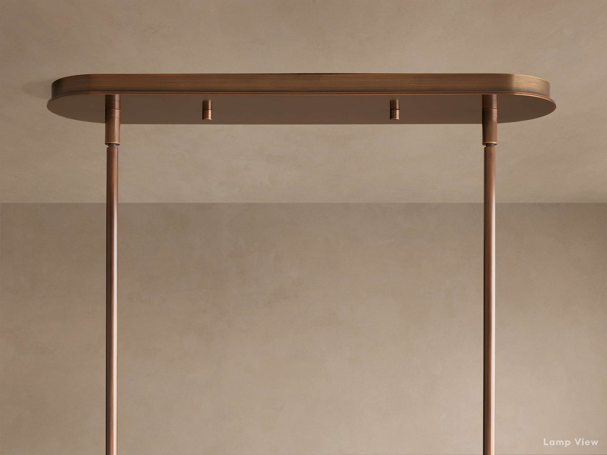 Daphne Metallic Linear Chandelier