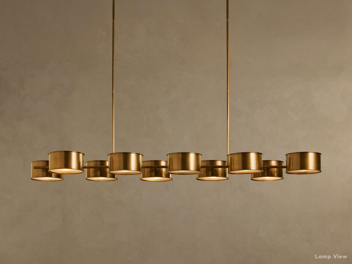 Daphne Metallic Linear Chandelier