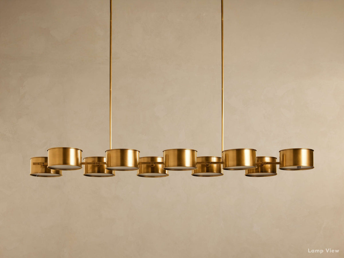 Daphne Metallic Linear Chandelier
