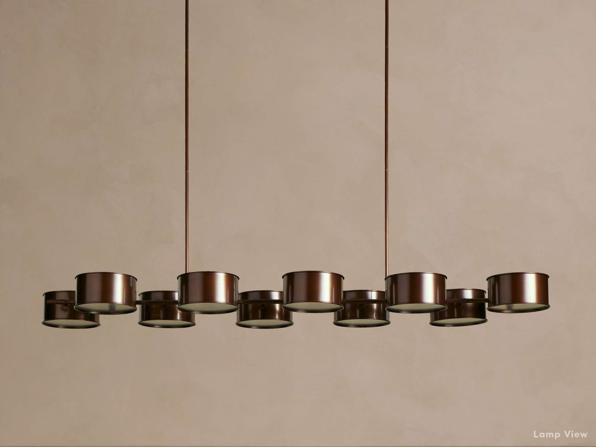 Daphne Metallic Linear Chandelier