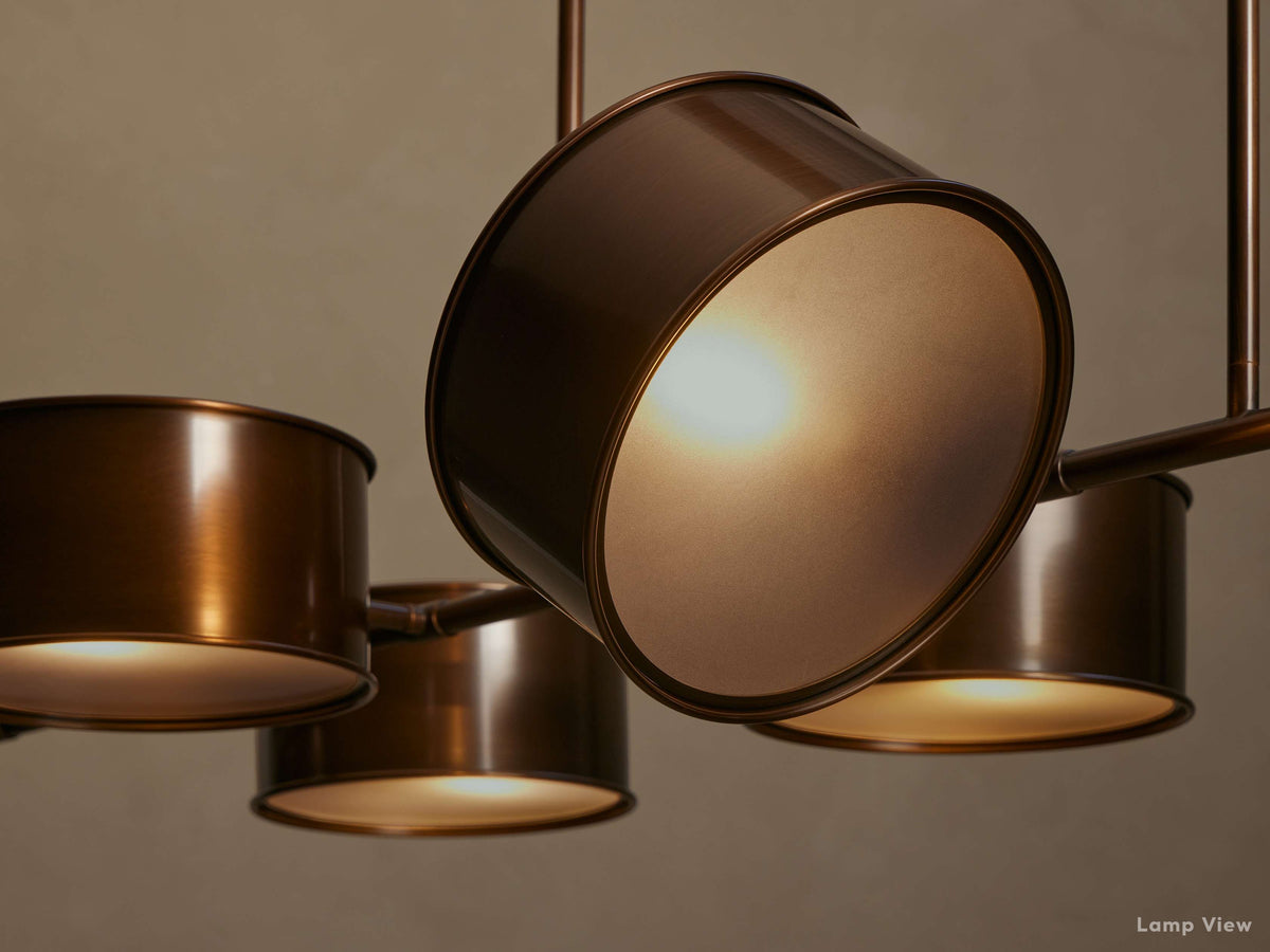 Daphne Metallic Linear Chandelier