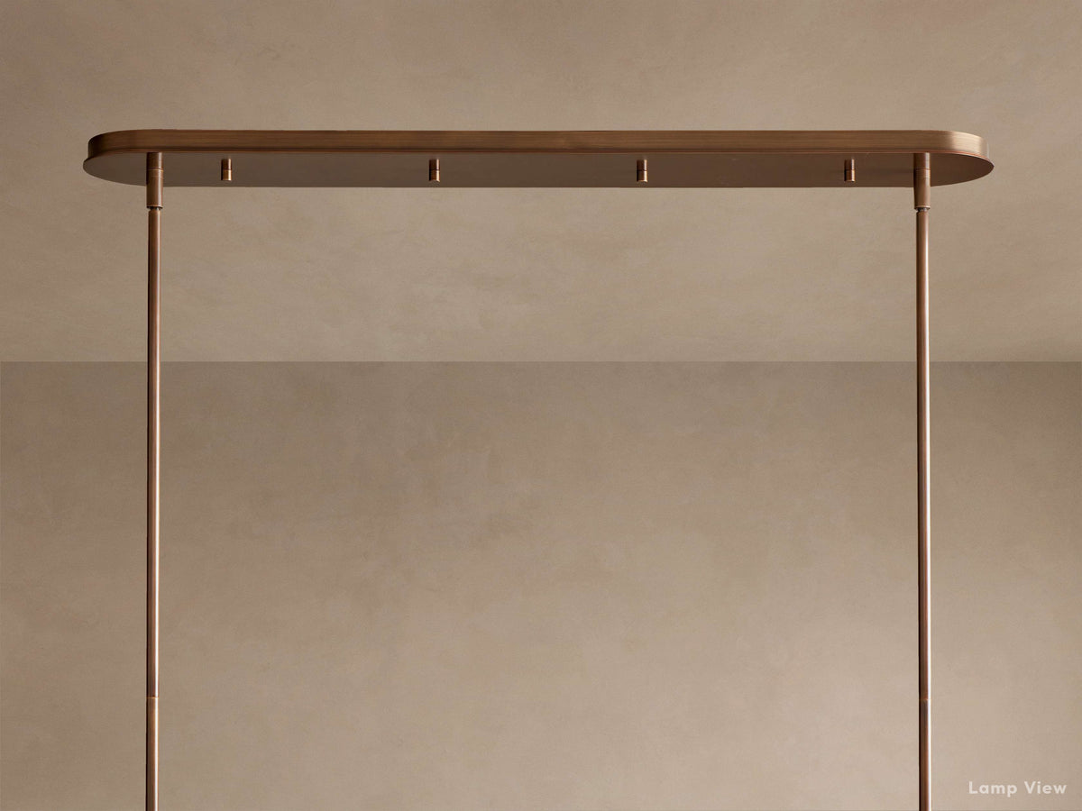 Daphne Metallic Linear Chandelier