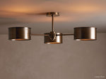Daphne Metallic Flush Mount