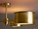 Daphne Metallic Flush Mount