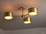 Daphne Metallic Flush Mount