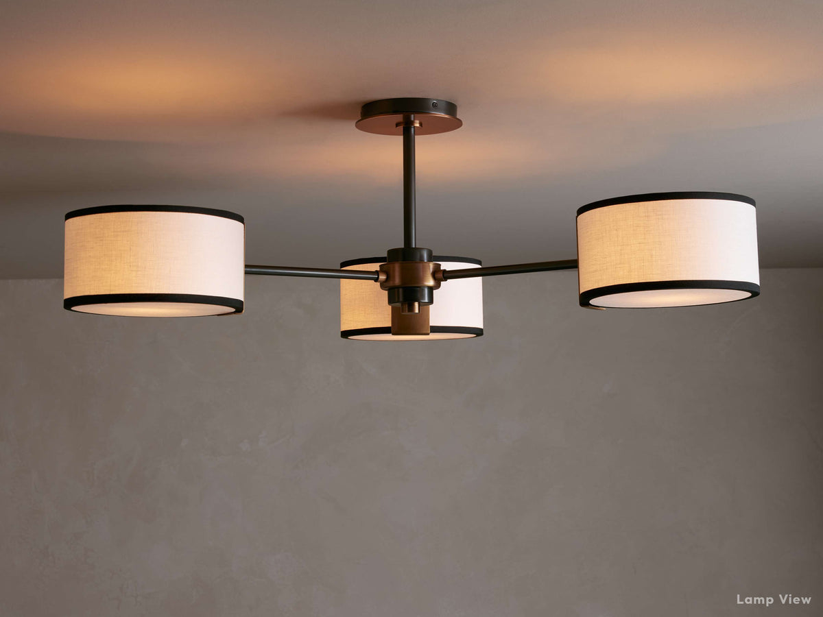Daphne Gallery Style Flush Mount