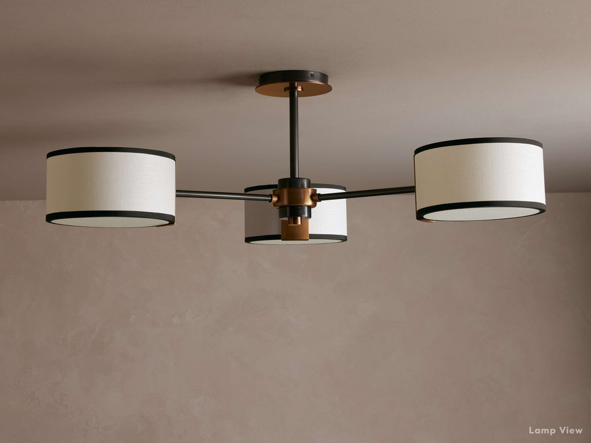 Daphne Gallery Style Flush Mount