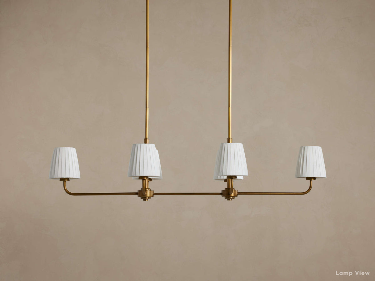 Adria Diffused Torch Double Linear Chandelier