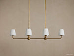 Adria Diffused Torch Double Linear Chandelier