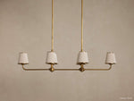 Adria Diffused Torch Double Linear Chandelier
