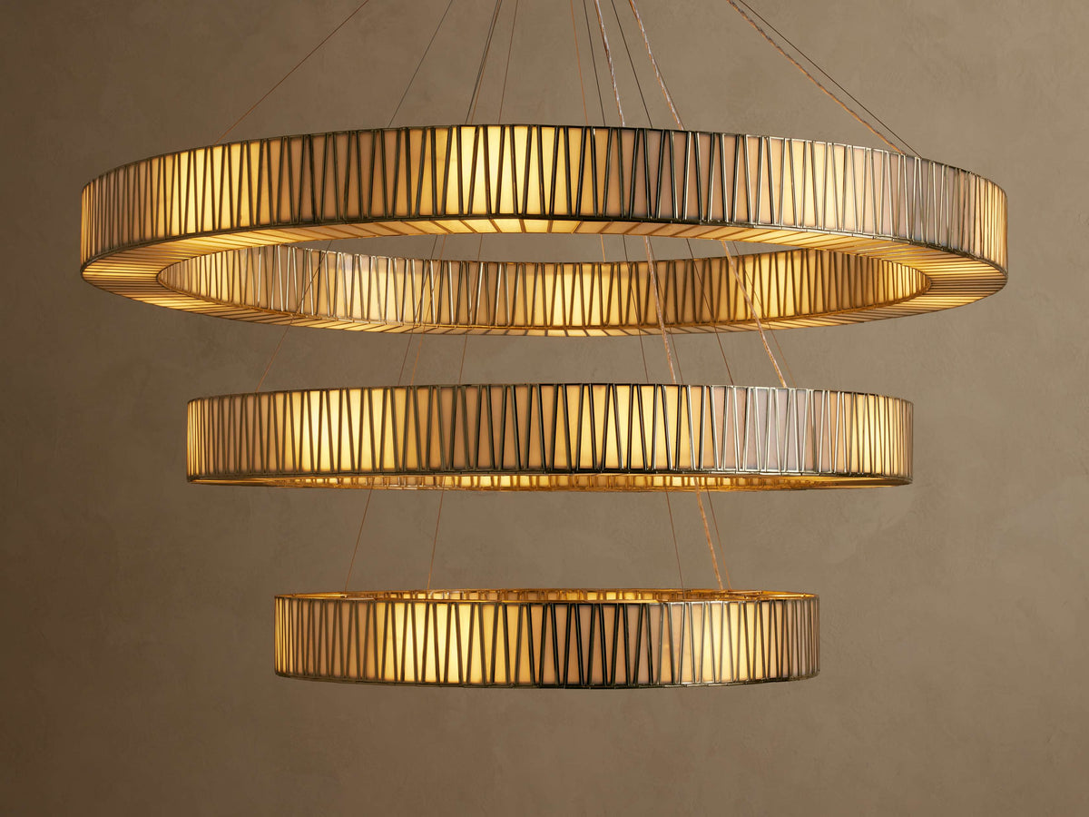 Jeunet Three-Tier Round Chandelier