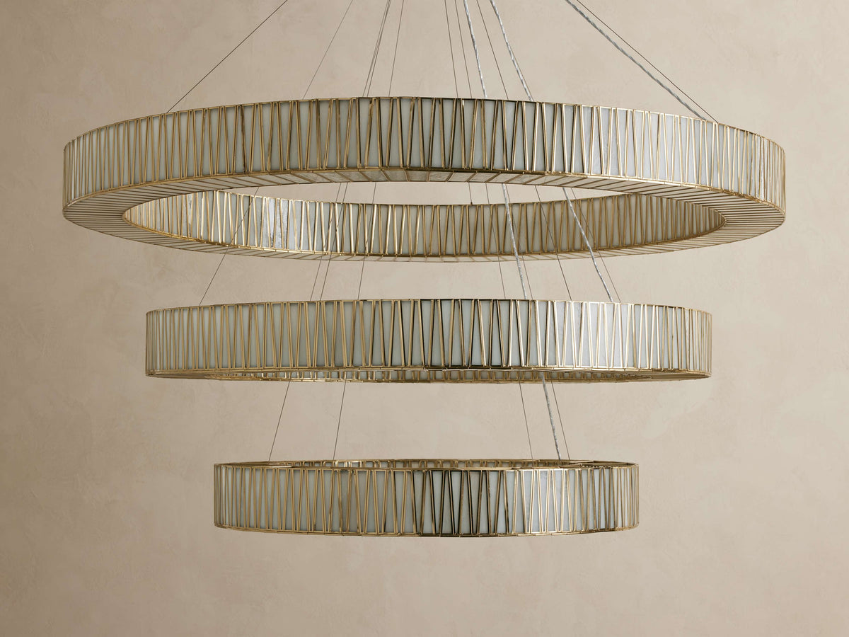 Jeunet Three-Tier Round Chandelier