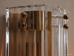 Delsie Grooved Glass Wall Sconce