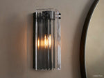 Delsie Grooved Glass Wall Sconce