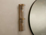 Delsie Grooved Glass Wall Sconce
