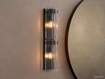 Delsie Grooved Glass Wall Sconce