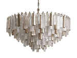 Neve Tubular Glass Round Chandelier