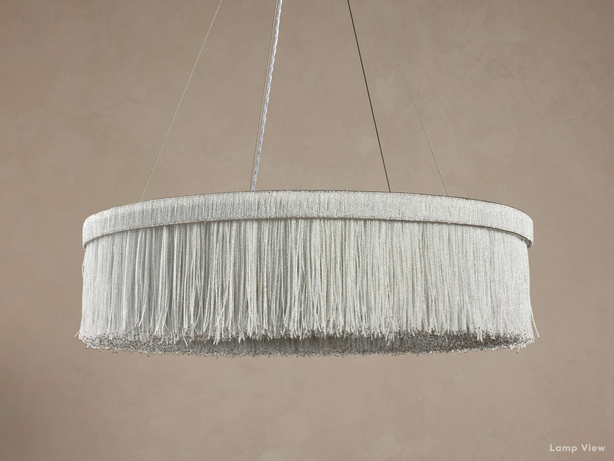 Romilly Glass Tassel Round Chandelier