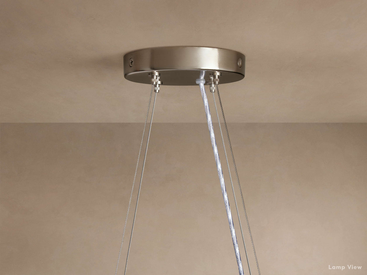 Romilly Glass Tassel Round Chandelier