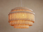 Romilly Glass Tassel Tiered Chandelier