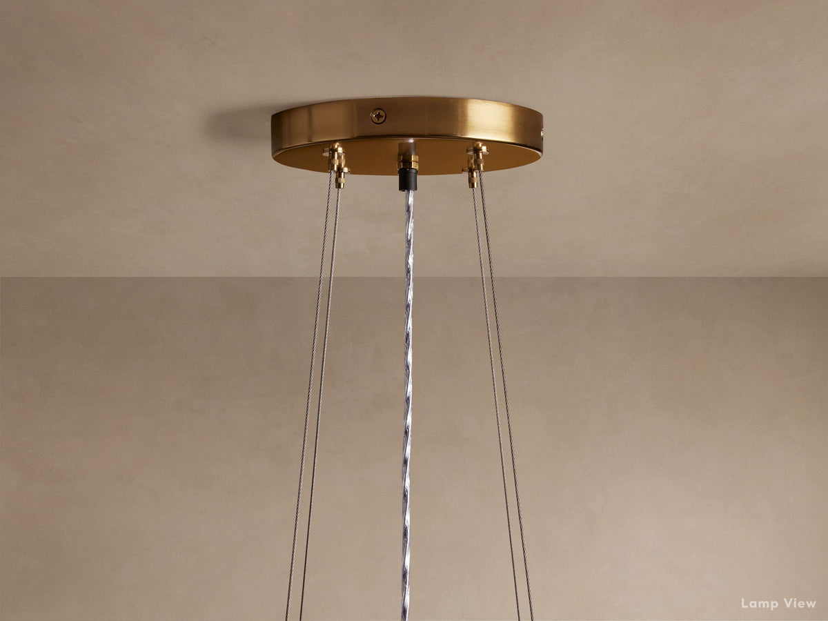 Romilly Glass Tassel Tiered Chandelier
